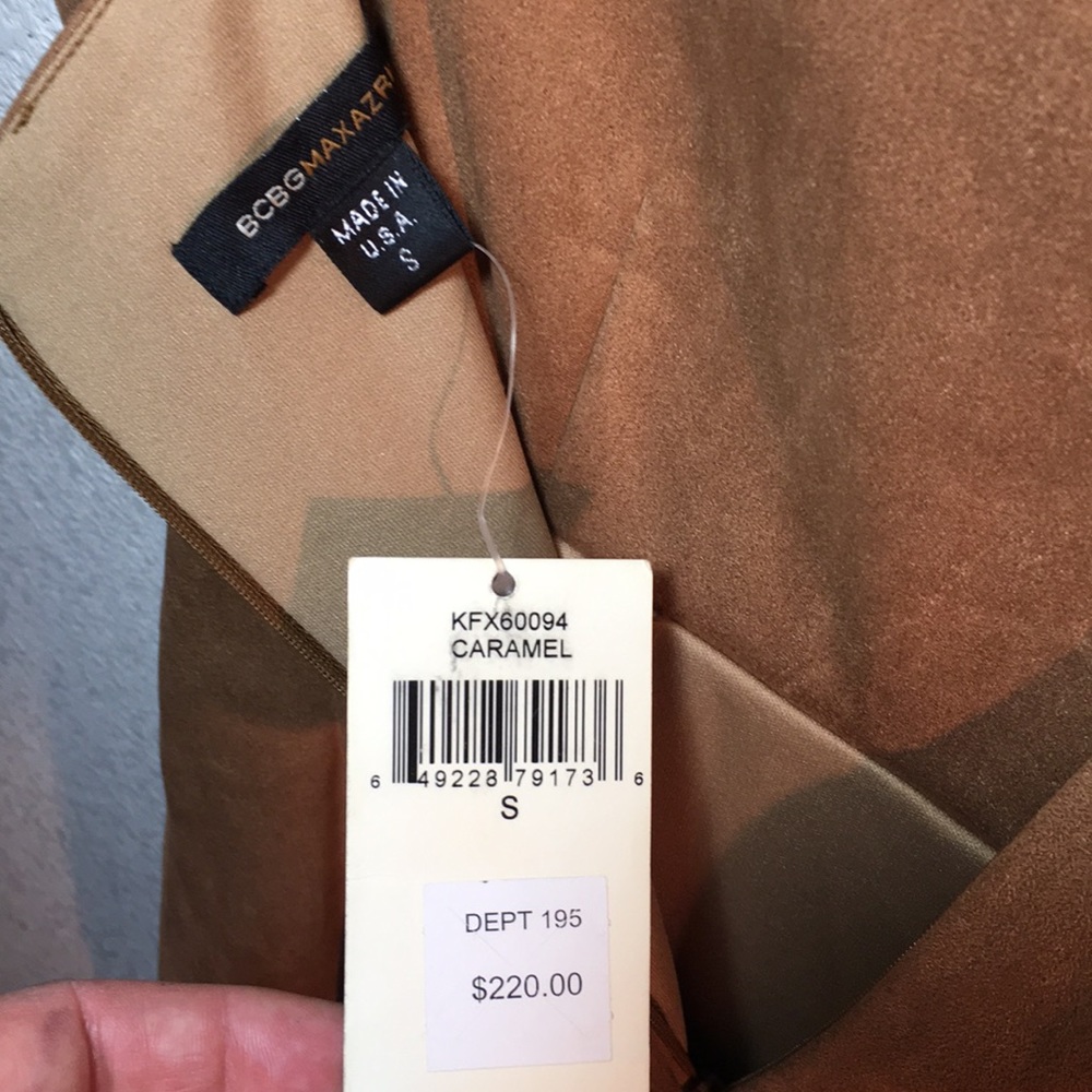 BCBG brown dress size small